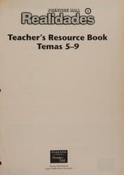 Tapa de PRENTICE HALL SPANISH REALIDADES TEACHER'S RESOURCE BK LEVEL 1, VOLUME  2 (THEMES 5 THROUGH 9) FIRST EDITION 2004C