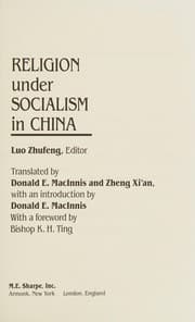 Tapa de Religion under socialism in China