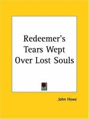 Tapa de The Redeemer's tears wept over lost souls