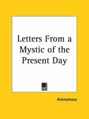 Tapa de Letters From a Mystic of the Present Day