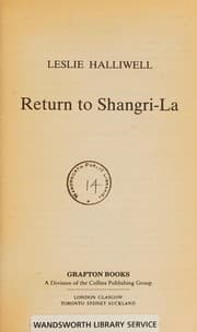 Tapa de Return to Shangri-La
