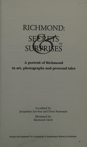 Tapa de Richmond, secrets & surprises