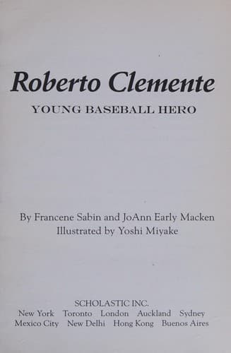 Tapa de Roberto Clement