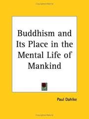Tapa de Buddhism and its place in the mental life of mankind