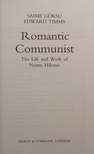 Tapa de Romantic Communist