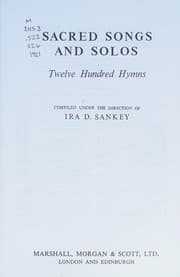 Tapa de Sacred songs and solos