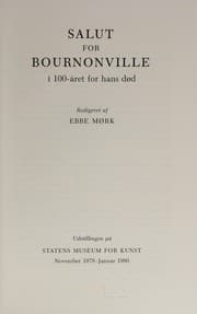 Tapa de Salut for Bournonville i 100-året for hans død