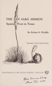 Tapa de San Saba Mission