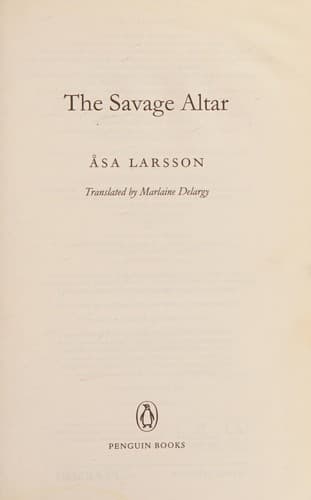 Tapa de The Savage Altar