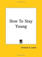 Tapa de How To Stay Young