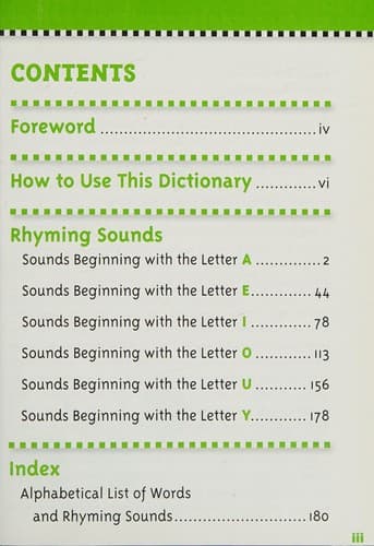 Tapa de Scholastic Rhyming Dictionary