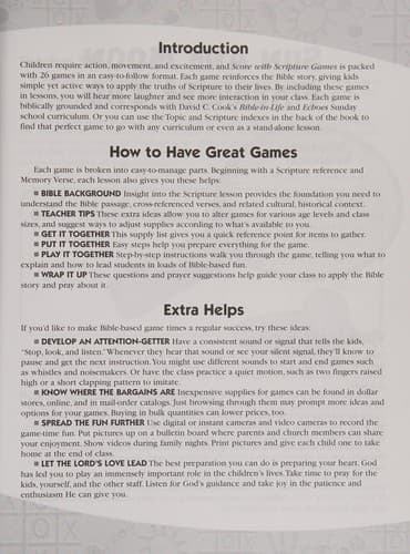 Tapa de Score with Scripture Games