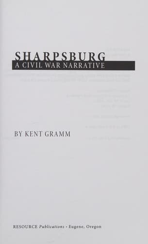 Tapa de Sharpsburg