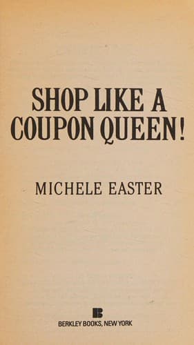 Tapa de Shop like a coupon queen!