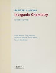 Tapa de Shriver & Atkins' inorganic chemistry