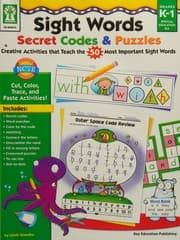 Tapa de Sight Words Secret Codes and Puzzles