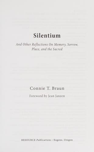 Tapa de Silentium