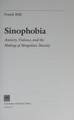 Tapa de Sinophobia