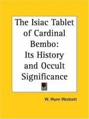 Tapa de The Isiac Tablet of Cardinal Bembo