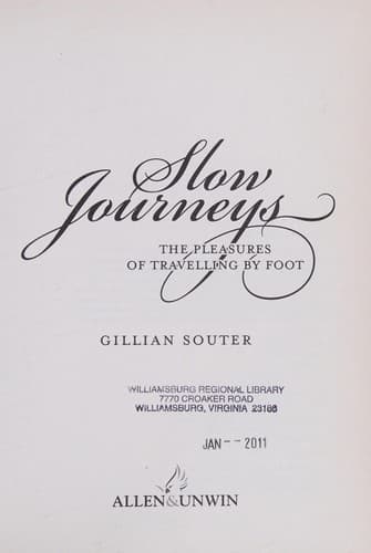 Tapa de Slow Journeys