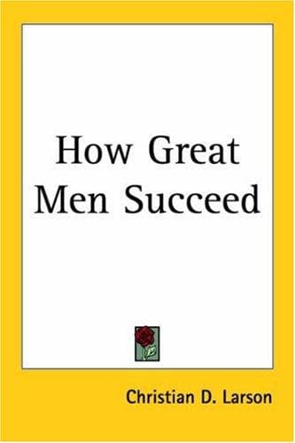 Tapa de How Great Men Succeed