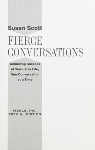 Tapa de SM Fierce Conversations