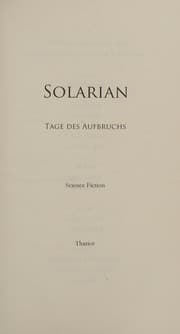 Tapa de Solarian. Tage des Aufbruchs (German Edition)