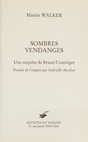 Tapa de Sombres vendanges