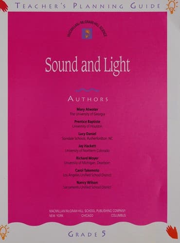 Tapa de Sound and Light