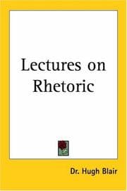 Tapa de Lectures on Rhetoric