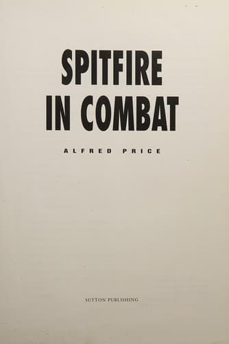 Tapa de Spitfire in combat