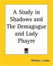 Tapa de A Study In Shadows And The Demagogue And Lady Phayre