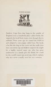 Tapa de Spy Dog, Unleashed! - Spy Pets