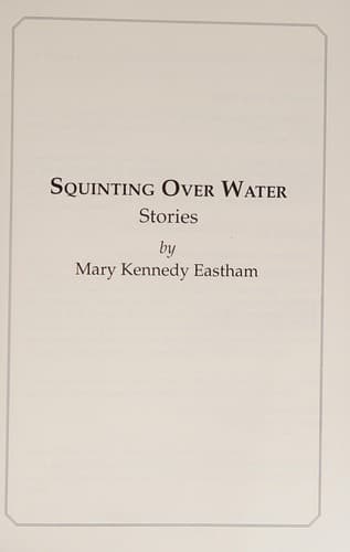 Tapa de Squinting over Water