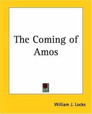 Tapa de The coming of Amos