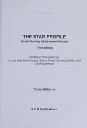 Tapa de The STAR Profile: Social Training Achievement Record