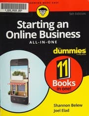 Tapa de Starting an online business all-in-one for dummies