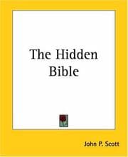 Tapa de The Hidden Bible