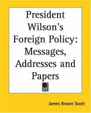 Tapa de President Wilson's Foreign Policy