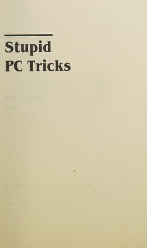 Tapa de Stupid PC tricks