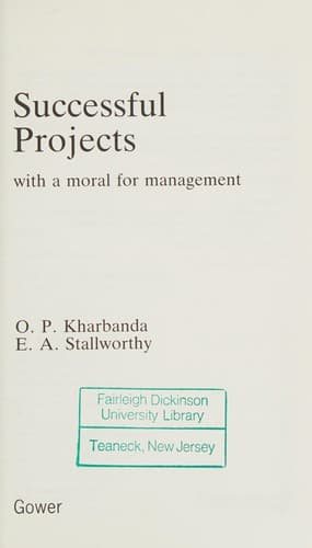Tapa de Successful projects