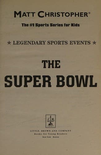 Tapa de Super Bowl