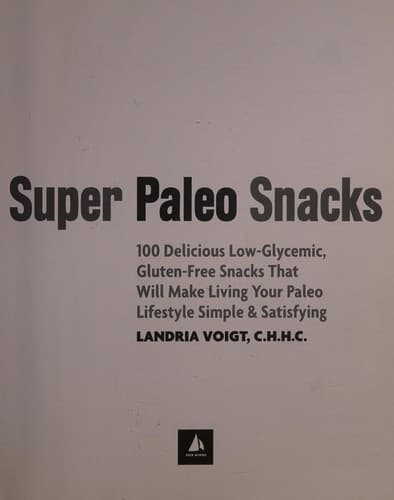 Tapa de Super paleo snacks