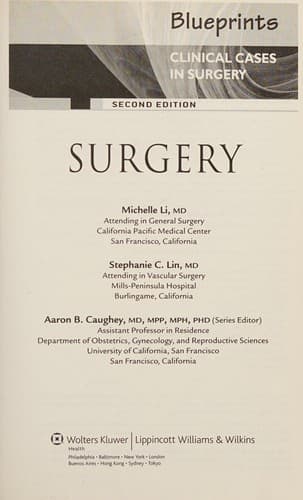 Tapa de Surgery