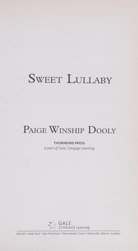 Tapa de Sweet Lullaby