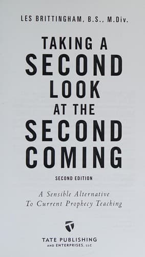 Tapa de TAKING A SECOND LOOK AT THE SECOND COMING