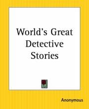 Tapa de World's Great Detective Stories
