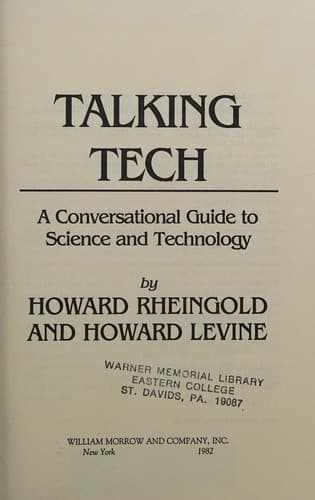 Tapa de Talking tech