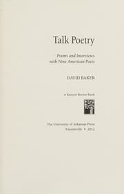 Tapa de Talk poetry