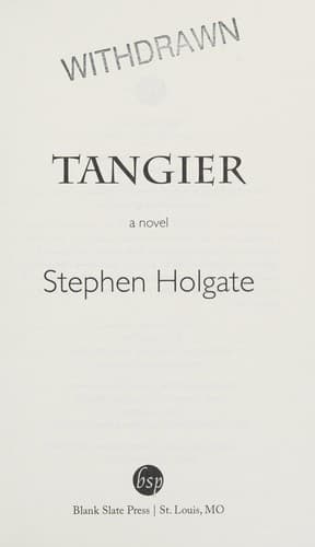 Tapa de Tangier